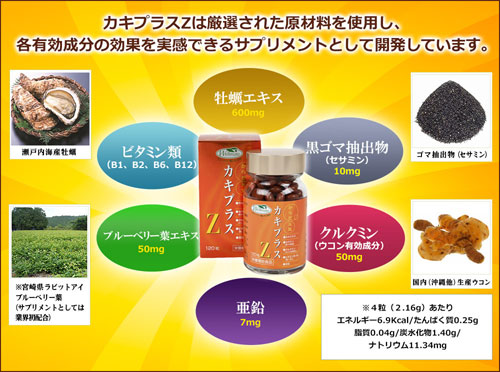 カキプラスZの特徴